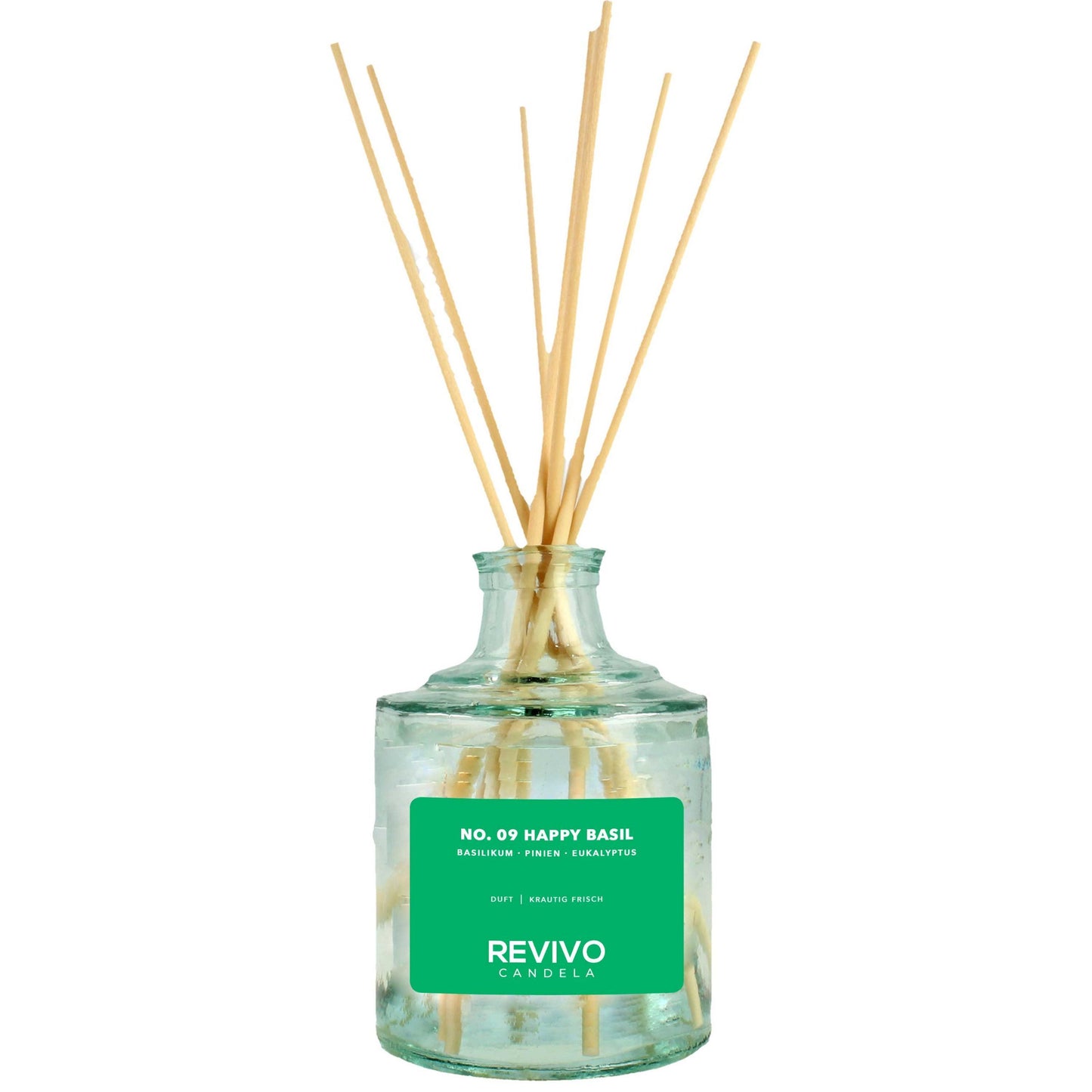Revivo Candela Reed Diffuser No 09 Happy Basil