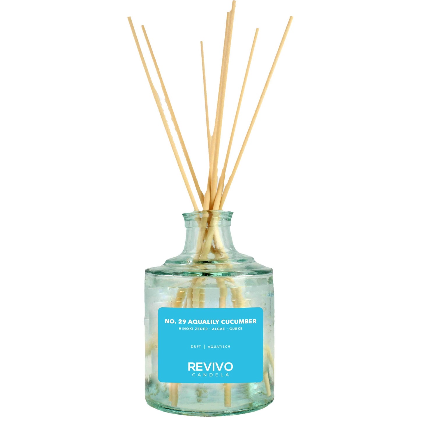 Revivo Candela Reed Diffuser No 29 Aqualily Cucumber